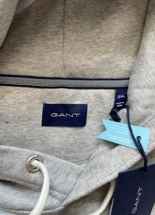 Кофта свитшот кенгуру пусер gant 2xl/xl ( нова , оригінал )3 фото