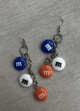 Сережки m&m’s