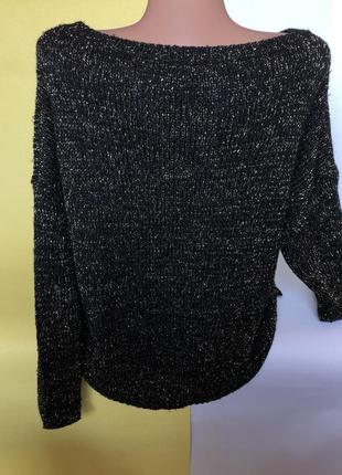 Крутой свитер с люрексом и тигром2 фото