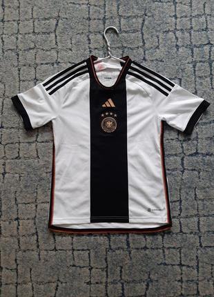 Домашня ігрова футболка збірної німеччини 22/23 11-12 років | germany home jersey adidas hf1467