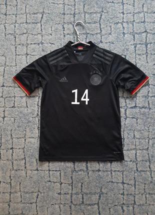 Гостьова ігрова футболка збірної німеччини 20/22 11-12 років | germany away jersey adidas eh6114
