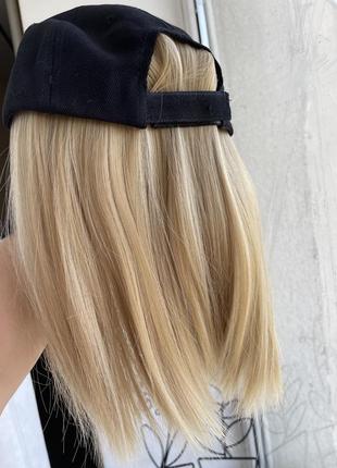 Кепка с волосами ,парик,шиньон