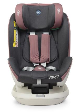 Автокресло el camino me 1081 i-trust isofix pale pink, розовый, группа 1+2+3