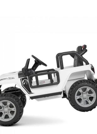 Детский электромобиль джип jeep  с колесами eva,кожаное сиденье3 фото