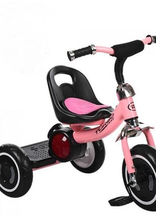 Велосипед триколісний turbotrike m 3650-m-1 рожевий