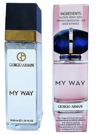 Женская парфюмированная вода giorgio armani my way 40 мл