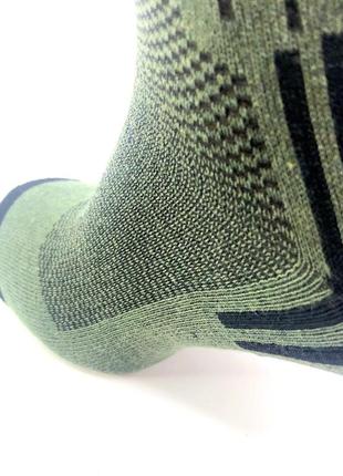Упаковка летние тактические носки 10 пар 41-45 хаки олива армейские хлопок9 фото