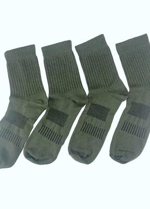 Упаковка демисезонные трекинговые носки 10 пар 41-45 хаки летние армейские хлопок олива3 фото