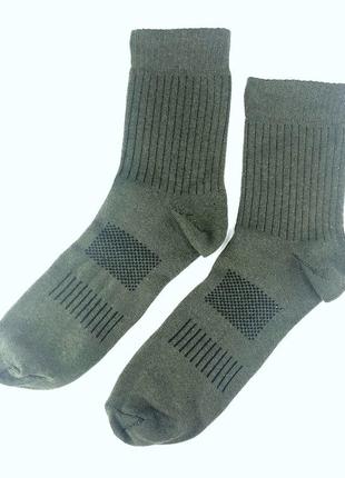 Упаковка демисезонные трекинговые носки 10 пар 41-45 хаки летние армейские хлопок олива7 фото