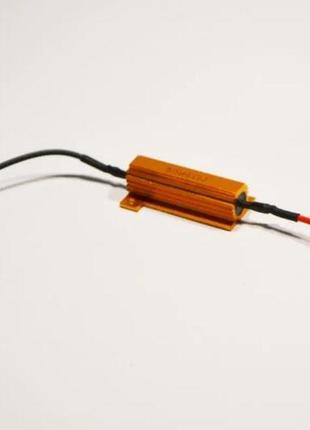 Обманки резистор 50w 6ом для ксеноновых ламп h1, h3, h4, h7, h11, hb3, hb4 для американских и др. авто can-bus3 фото