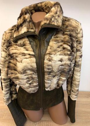 Куртка шуба натуральна норка італія