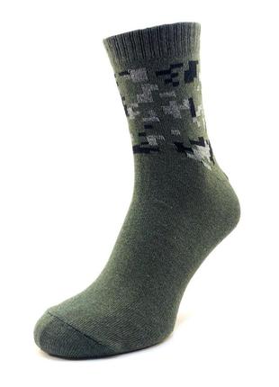 Упаковка демисезонные камуфляжные носки зсу 10 пар 41-45 хаки пиксель летние армейские носочки3 фото
