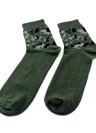 Упаковка демисезонные камуфляжные носки зсу 10 пар 41-45 хаки пиксель летние армейские носочки9 фото