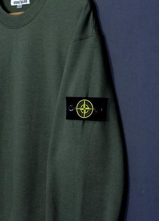 Свитшот толстовка цвета хаки stone island5 фото