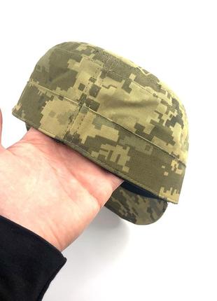 Кепка военная тактическая с кокардой мм14 украинский пиксель зсу немка армейская полевая