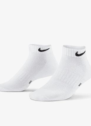 Короткие мужские носки nike stay cool white 41-45 белые летние спортивные носочки найк premium