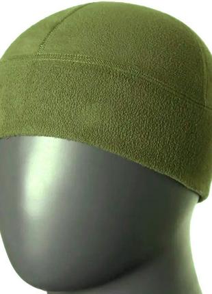 Тактична шапка зимова флісова олива хакі туреччина зсу під шолом військова всу