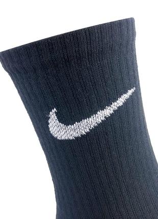Жіночі високі шкарпетки nike classic black 36-40 білі високі носочки літні найк демісезонні10 фото