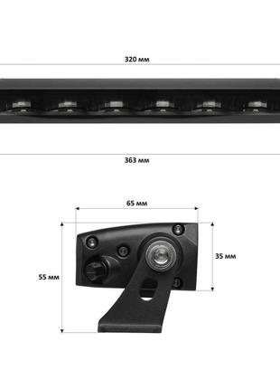 Світлодіодна фара-люстра starlight 60watt 10-30v ip68 (sl47-60w)