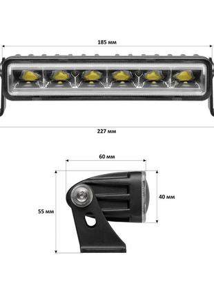 Світлодіодна фара-люстра starlight 30watt 10-30v ip68 (lsb-30w)1 фото