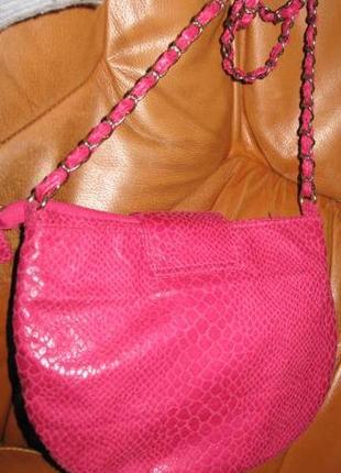Рожева міні сумочка4 фото