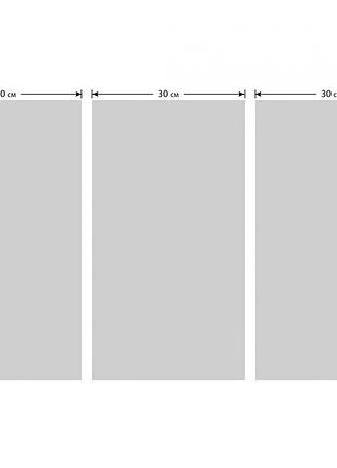 Печатная картина венеция, италия. триптих. 90х55 см