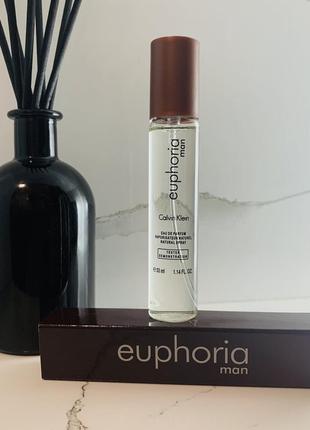 Чоловічі парфуми calvin klein euphoria men 33ml парфумована вода (кельвін кляйн ейфорія мен)1 фото