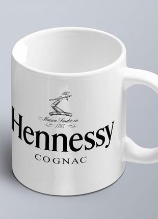 Чашка  з принтом логотипу hennesy
