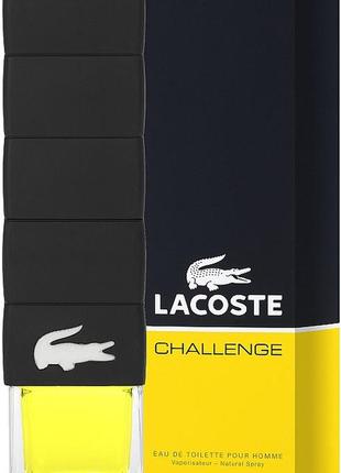 Мужские духи lacoste challenge парфюмированная вода 33 ml. (лакоста челендж)4 фото