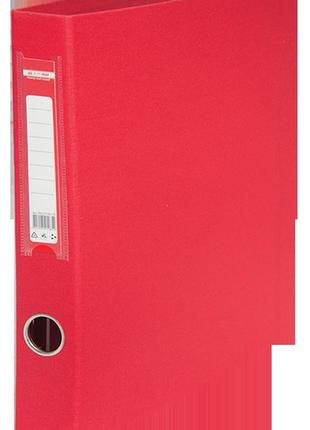 Папка карт."buromax" 3,5см  4кільця червона bm.3106-05