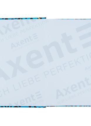 Зошит канц.а4"axent" 96кл. тв.обкл. leopard блакитний 8422-554-a2 фото