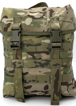 Подсумок универсальный тактический irr cordura 500 d мультикам (multicam) molle melgo (сухарка)1 фото