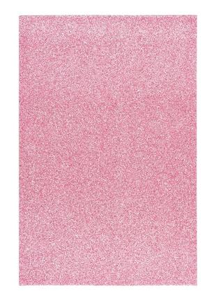 Фоаміран а4 santi з глітером 1,7мм рожевий 7426781 фото