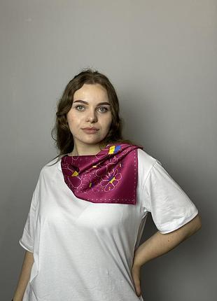 Хустка жіноча "весняна" 50х50 см modna kazka mknch100623-9