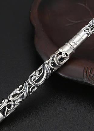 100% серебряная шариковая ручка chrome hearts меч эксклюзив7 фото