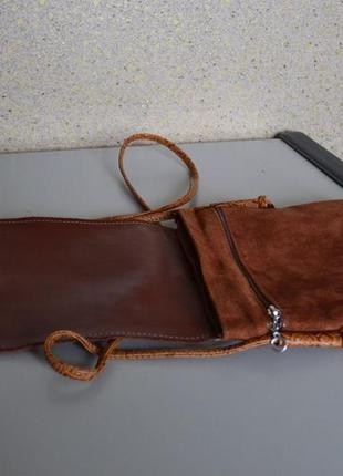Laura valle сумочка з бахромою з натуральної замші.7 фото