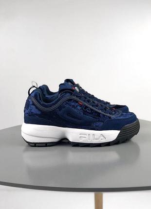Fila disruptor velvet best sale rose