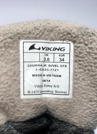 Кеды viking для девочки на gore-tex 6