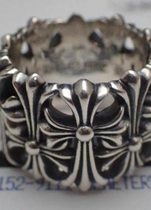 Унісекс срібне велике кільце chrome hearts кельтські хрести 20-й розмір