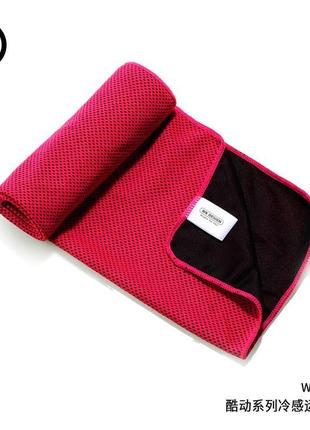 Рушник для спортзалу бамбукове wk sport towel wt-tw01 |90x30cm, cooling effect|6 фото