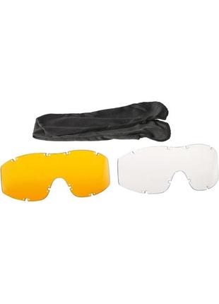 Тактические очки военные очки очки баллистические swiss eye f-tac со сменными линзами очки для стрельбы очки