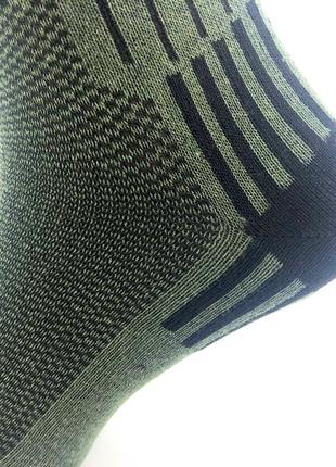 Комплект летние тактические носки 5 пар 41-45 хаки олива армейские хлопок8 фото