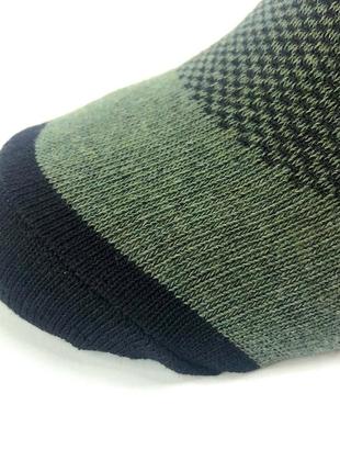 Комплект летние тактические носки 5 пар 41-45 хаки олива армейские хлопок7 фото