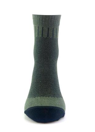 Комплект летние тактические носки 5 пар 41-45 хаки олива армейские хлопок3 фото