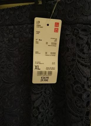 Uniqlo кружевная юбка3 фото