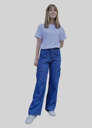 Джинси карго жіночі sb 2409 34