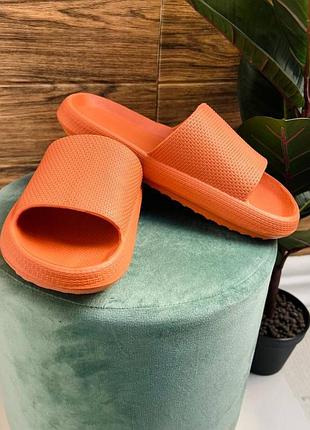 Shoozy капці шльопанці жіночі, жовтогарячі3 фото