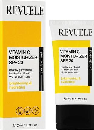 Зволожуючий крем для обличчя з вітаміном - revuele c vitamin c moisturizer spf 20, 50 мл