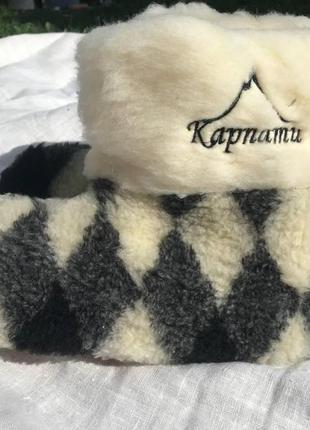 Чуні домашні. теплі. овчина. карпати. розмір 35
