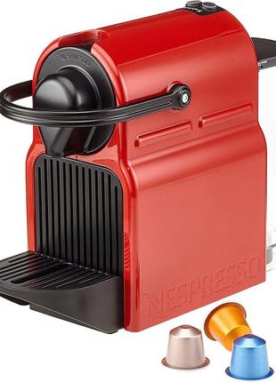 Капсульная кофемашина krups nespresso inissia xn 1005 red